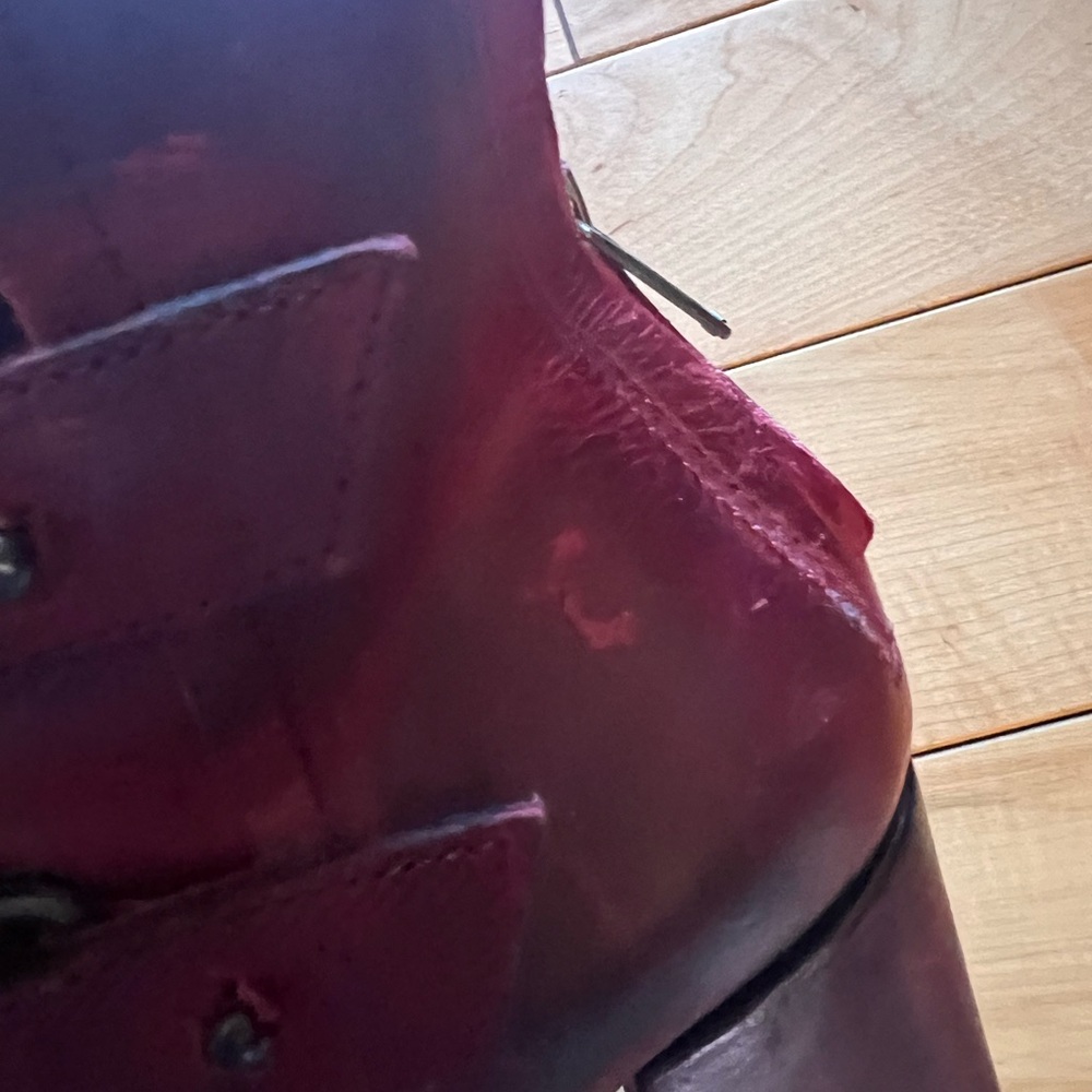 Gently Used Freebird Size 7 Red Joey Bootie - image 6